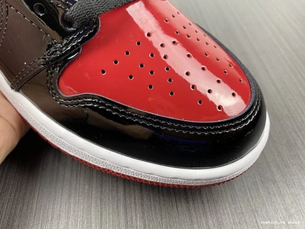Rep Bred Patent 1 Air High 555088-063 OG Jordan 0530